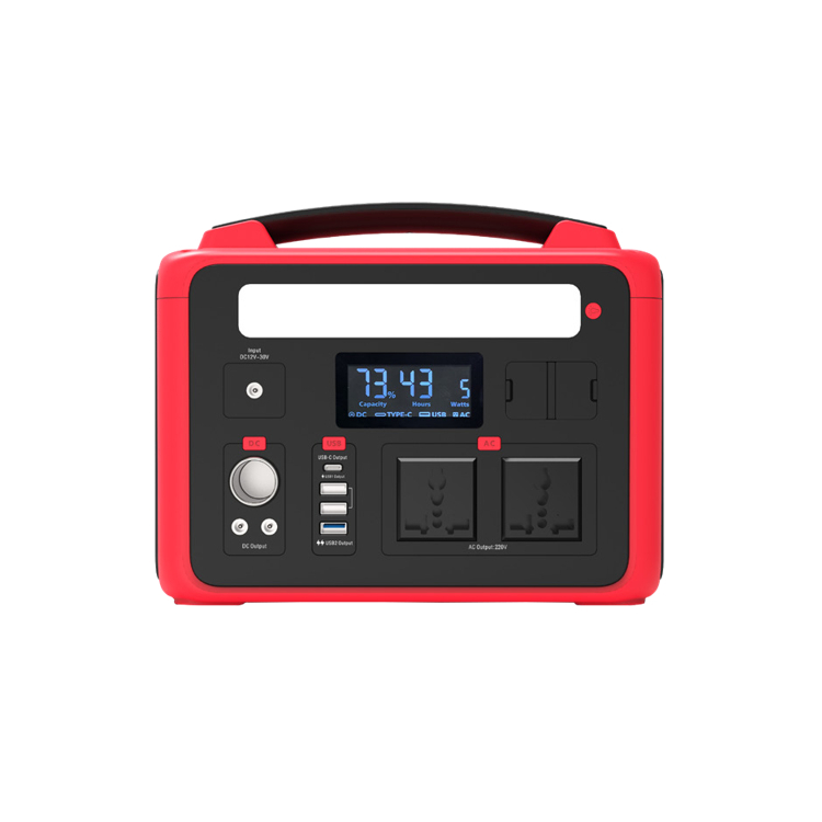 600W High Strength Solar Generator para sa Mobile Charging