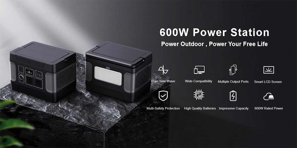 600W Heatproof Solar Generator Para sa Home Backup Power