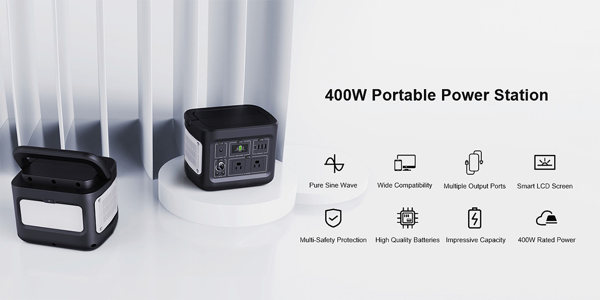 400W Libreng Pagpapanatili ng Solar Generator Para sa Pagcha-charge