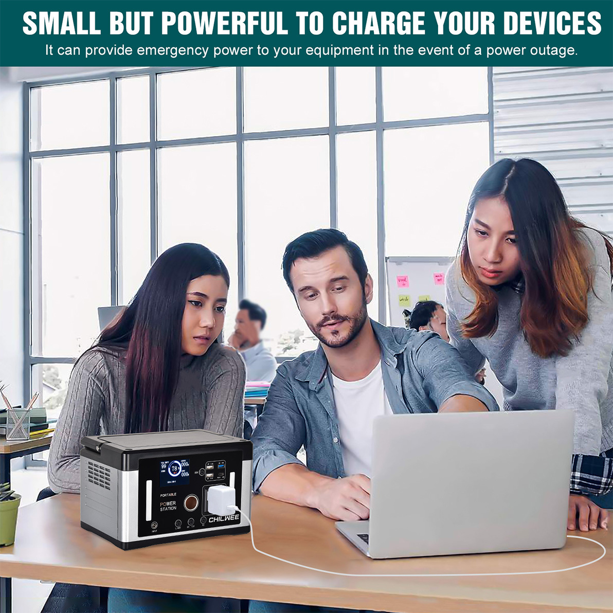 700W Smart Solar Generator Para sa Emergency Lighting Charging